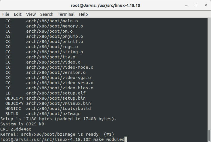 makemodules
